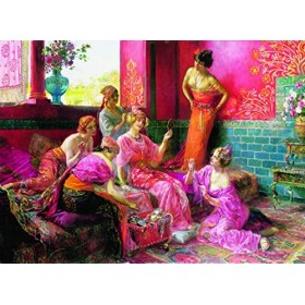 Anatolian/perre Group Puzzle 1000 pièces : Les Filles du Harem