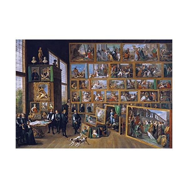 Clementoni- Museum Collection Teniers, Archduke Leopold Wilhelm-2000 Pièces-Puzzle, Divertissement pour Adultes-Fabriqué en I