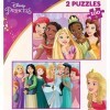 Educa - 2x100 Disney Princess - 2 Puzzles en Carton avec 100 pièces, Double départ - Mesure approximative de Chaque Puzzle: 4