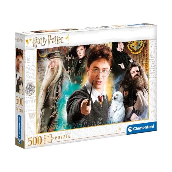 Clementoni Harry Potter Potter-500 pièces-Puzzle Adulte-fabriqué en Italie, 35083, No Color