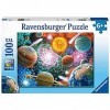 Ravensburger - Puzzle pour enfants - 100 pièces XXL - Étoiles et planètes - Dès 6 ans - Puzzle de qualité supérieure - Carton