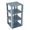 Strictly Briks Lot de 4 plaques de Base - avec Briques Stackers 2x2 améliorées - de qualité - pour Construire Une Tour - Comp