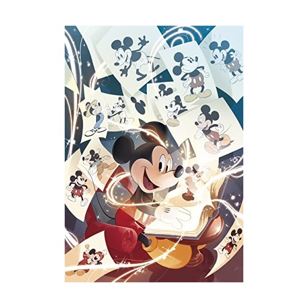 Clementoni Disney Mickey Celebration-1000 Pièces-Puzzle, Divertissement pour Adultes-Fabriqué en Italie, 39719