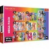 Trefl - Rainbow High, Collection de poupées à la Mode - Puzzles 10-en-1, 10 Puzzles, de 12 à 48 éléments - Puzzles avec des P