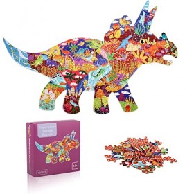 Widisun Puzzle pour Enfant 3 4 5 Ans, 150 Pièces Puzzle Tricératops pour Enfant 6 7 8 Ans, Jouet Puzzle educatif Puzzle pour 