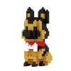Larcele Micro blocs de construction pour chien, mini briques 3D, 193 pièces KLJM-08 Wolfhound 