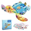 Widisun Puzzle pour Enfant 3 4 5 Ans, 150 Pièces Puzzle Tricératops pour Enfant 6 7 8 Ans, Jouet Puzzle educatif Puzzle pour 