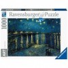 Ravensburger - Puzzle Adulte - Puzzle 1000 p - Art collection - La nuit étoilée sur le Rhône - Vincent Van Gogh - 15614