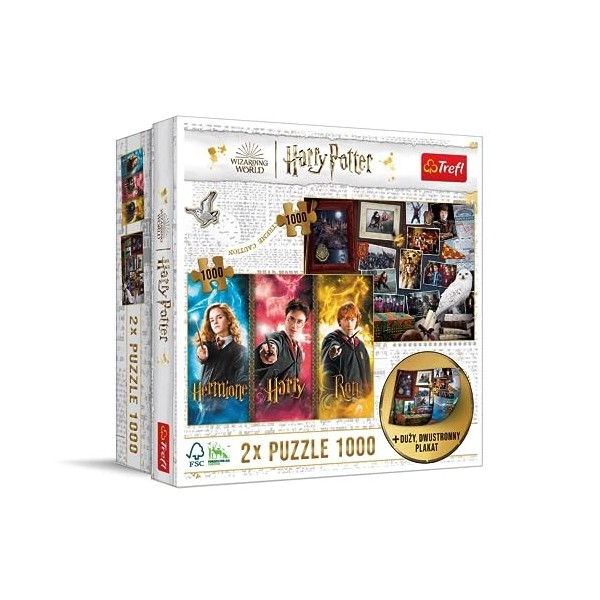 Trefl- Harry Potter Puzzle, 91828, Multicolore