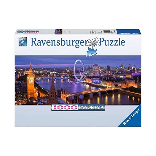 Ravensburger - Puzzle Adulte - Puzzle 1000 p - Londres de nuit Panorama - 15064