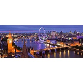 Ravensburger - Puzzle Adulte - Puzzle 1000 p - Londres de nuit Panorama - 15064