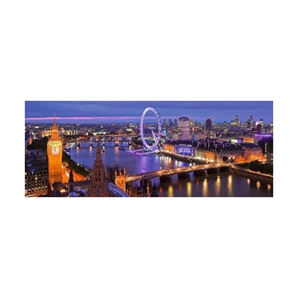 Ravensburger - Puzzle Adulte - Puzzle 1000 p - Londres de nuit Panorama - 15064