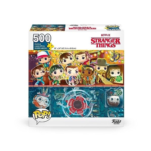 Funko Pop! Puzzle - Stranger Things - Upside Down - Funko - Puzzle - 500 pièces - 45.7cm x 61 cm - Anglais