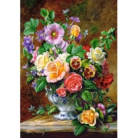 Castorland- Flowers in a Vase Puzzle 500 pièces, B-52868, Multicolore, 35 x 25 x 5 cm