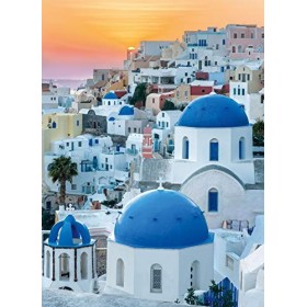 Clementoni 39480, Puzzle Collection, Santorini, 1000 pièces