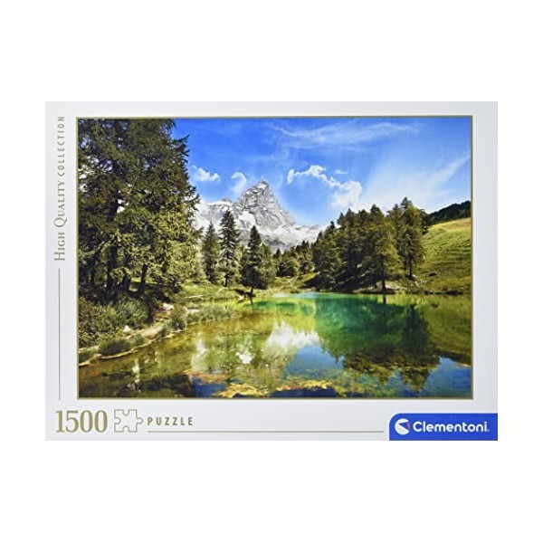 Clementoni - 31680 - Puzzle - Bleu Lake - 1500 Pièces