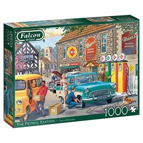 Jumbo-La Station Essence Puzzle, 11321, Multicolor