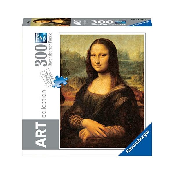 Ravensburger - Puzzle adulte - Art collection 300 p - La Joconde - Leonard De Vinci - 14005