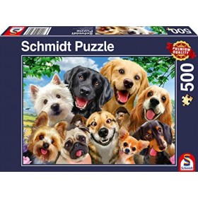 Schmidt, Dog Selfie Puzzle - 500pc, Puzzle, Ages 12+, 1 Players