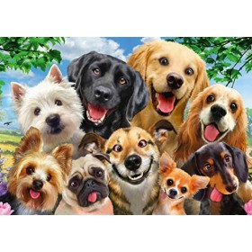 Schmidt, Dog Selfie Puzzle - 500pc, Puzzle, Ages 12+, 1 Players