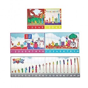 Learning Resources Kit de puzzles Numberblocks de séquence Learning Resources, puzzle Numberblocks, puzzle de maths, 10&nbsp;puzzl