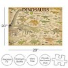 Aquarius- Smithsonian Dinosaure Dinosaurs Puzzle, 65311, Multicolore, 1000