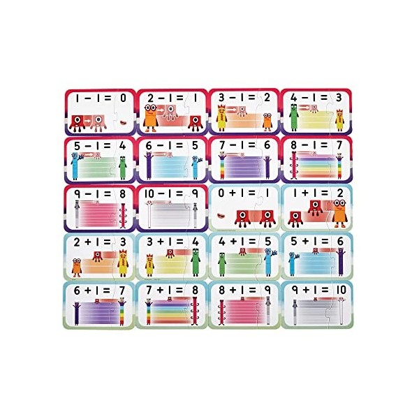 Learning Resources Kit de puzzles Numberblocks d’addition et de soustraction Learning Resources, puzzle Numberblocks, puzzle 