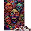 Puzzles pour Enfants Peinture de Lion colorée Puzzles 1000 pièces pour Adultes Puzzles en Carton Grand Cadeau 10,27" x 20,47"