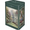 Schmidt Spiele- Thomas Kinkade, Victoria Garden II, Puzzle de 500 pièces dans Une boîte nostalgique, 59925, Coloré
