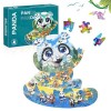 Puzzle Ocean World pour Enfants,Puzzle Animaux pour Enfants,Jouet Puzzles pour Enfant,Jouet Éducatif Parfait pour Garçons Fil