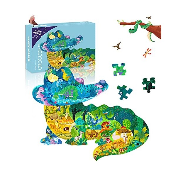 Puzzle Ocean World pour Enfants,Puzzle Animaux pour Enfants,Jouet Puzzles pour Enfant,Jouet Éducatif Parfait pour Garçons Fil