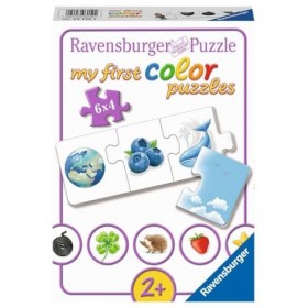 Ravensburger 03150 My First Color avec 6 x 4 pièces – Puzzle pour Enfants à partir de 2 Ans, 17110