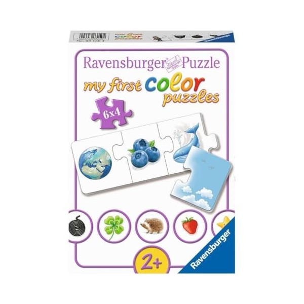 Ravensburger 03150 My First Color avec 6 x 4 pièces – Puzzle pour Enfants à partir de 2 Ans, 17110