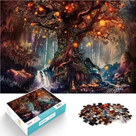 Jigsaw 1000 pièces Dream Forest Puzzle Jigsaw Adultes et Enfants Puzzles Difficulté Jigsaw Fantasy Jigsaw Jeu Éducatif Jouet 