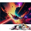 Puzzle pour Adultes Gaming Art néon Puzzles pour Adultes 1000 Puzzles en Carton pour Adultes Cadeaux danniversaire de Noël e