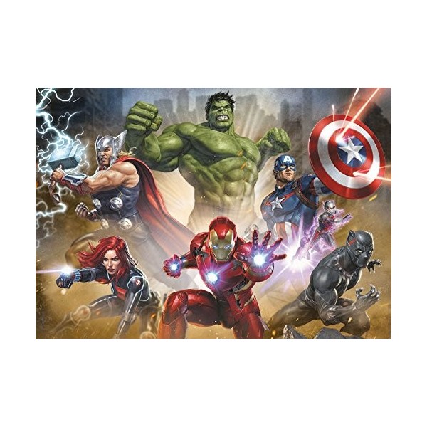 Educa - Puzzle de 1000 pièces pour Adultes | Avengers. Comprend Fix Puzzle Tail pour laccrocher Une Fois lassemblage termin