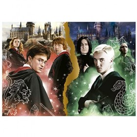 Educa - 1000 Harry Potter Neon, Puzzle spectaculaire de 1000 pièces phosphorescentes pour Adultes. Colle Fix Puzzle Incluse. 