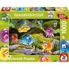 Schmidt Spiele 59942 Space Bubble Club, Arrival in The Moss Forest, 1000 Piece Jigsaw Puzzle, Multicolore