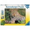 Ravensburger - Puzzle pour enfants - 100 pièces XXL - Vio le léopard - Dès 6 ans - Puzzle de qualité supérieure - Carton épai