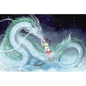 1000 Puzzles pour Enfants Adultes Chihiro en Carton Ensemble de Puzzles Jouets éducatifs Défi Puzzle Jouets Décoration de la 