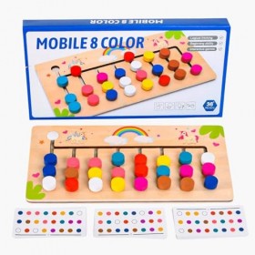 DIERI Jouets dapprentissage Puzzle Coulissant, Jeu de société de Puzzle Coulissant | Jeu de société de Correspondance de Cou