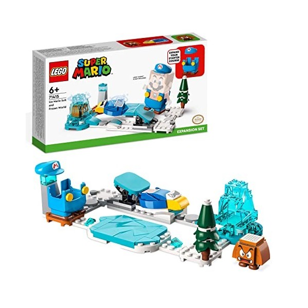 LEGO Super Mario 71415 Ensemble DExtension Costume De Mario De Glace Et Monde Glacé, Jouet Ã€ Collectionner avec Figurines E