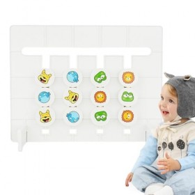 Couleur du puzzle de diapositives de jouets | Jeu de logique de correspondance des couleurs | Activités éducatives Montessori