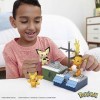 Mega Pokémon Coffret De Construction Évolution Pikachu, Avec 3 Figurines Articulées Incluant Pichu, Pikachu Et Raichu, 160 Br