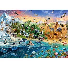Schmidt 58324 Animal Kingdom Premium Quality Jigsaw Puzzle 1000 Pieces 