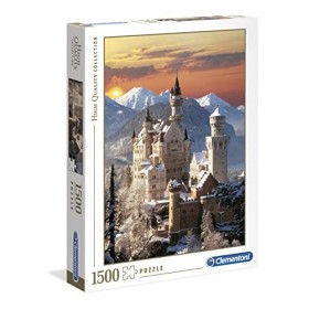 Clementoni - 319251 - Puzzle Collection, 1500 pièces - Neuschwanstein