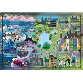 Clementoni Dalmatas 1000pzs Does Not Apply Story Maps 101 Dalmatians Adulte 1000 pièces, Personnage Disney, Puzzle Dessin ani