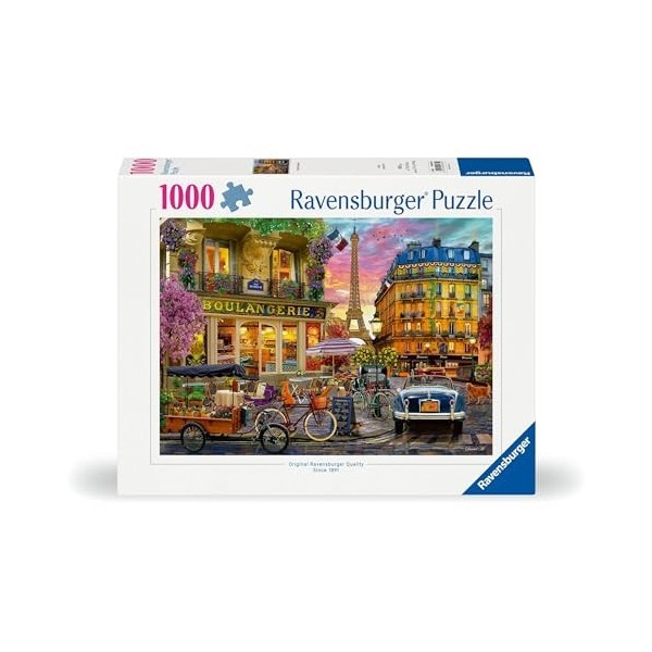 Ravensburger 12000885-Paris à laube-Puzzle de 1000 pièces-pour Adultes et Enfants à partir de 14 Ans, 12000885