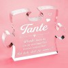 Giftasy Cadeau de tante – Puzzle en acrylique, meilleur cadeau de tante, cadeau danniversaire pour tante, cadeau danniversa