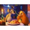 Ravensburger 12000003-Susi et Strolch-Puzzle Disney 1000 pièces pour Adultes et Enfants à partir de 14 Ans, 12000003